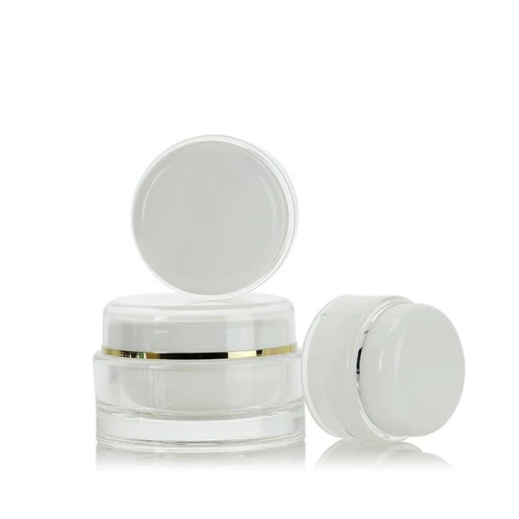 Round Acrylic Cosmetic Empty Cream Jar